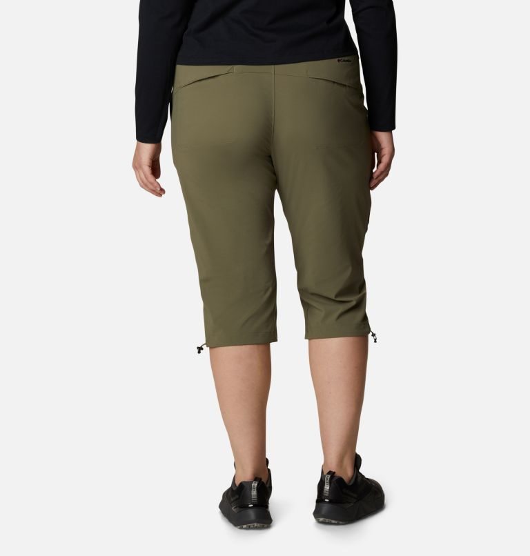 Women's Columbia Saturday Trail II Knee Pants Olive | Plus Size CA-H140A